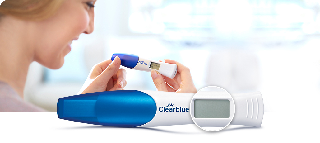 帶懷孕週數顯示的 Clearblue DIGITAL 驗孕棒